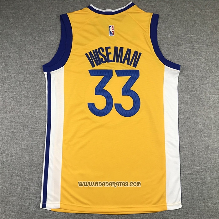 Camiseta Golden State Warriors James Wiseman #33 Statement 2020 Amarillo